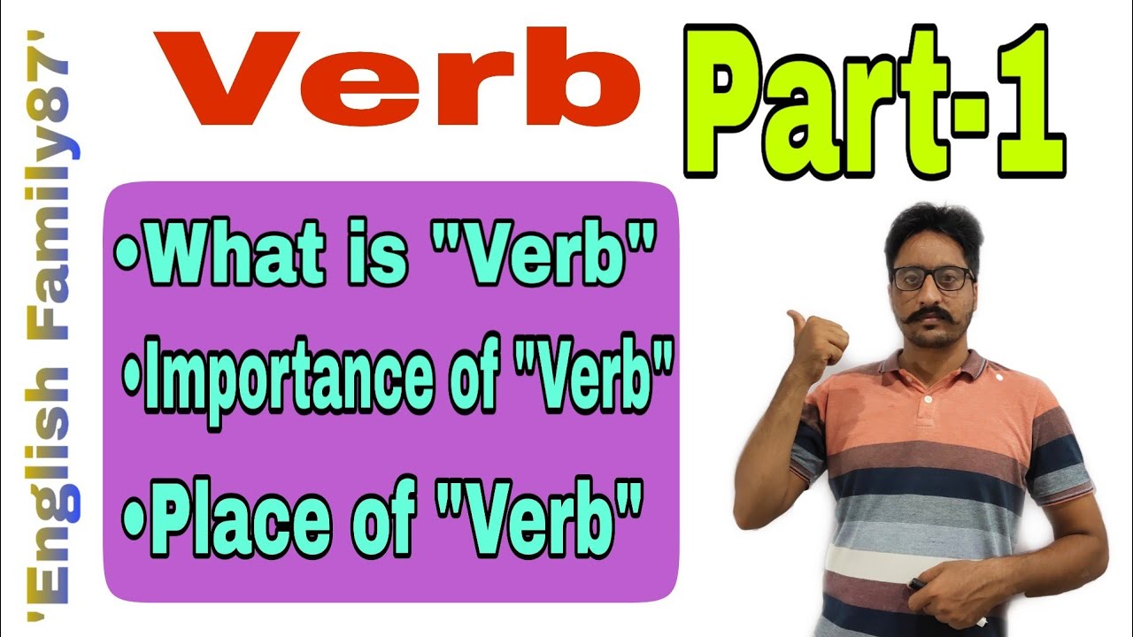 Verb and its Types part-1 | Parts of Speech by Engliah Family87 | Verb by Engliah Family87