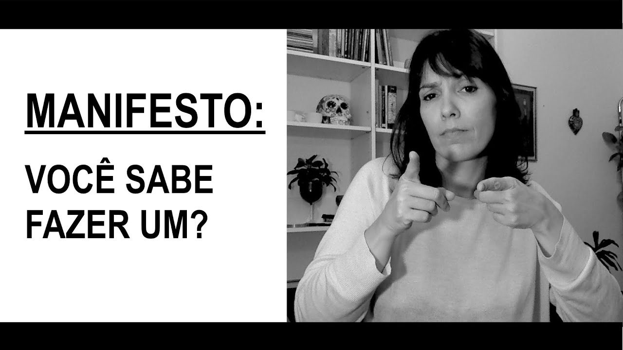 MANIFESTO! Pronto para escrever o seu?