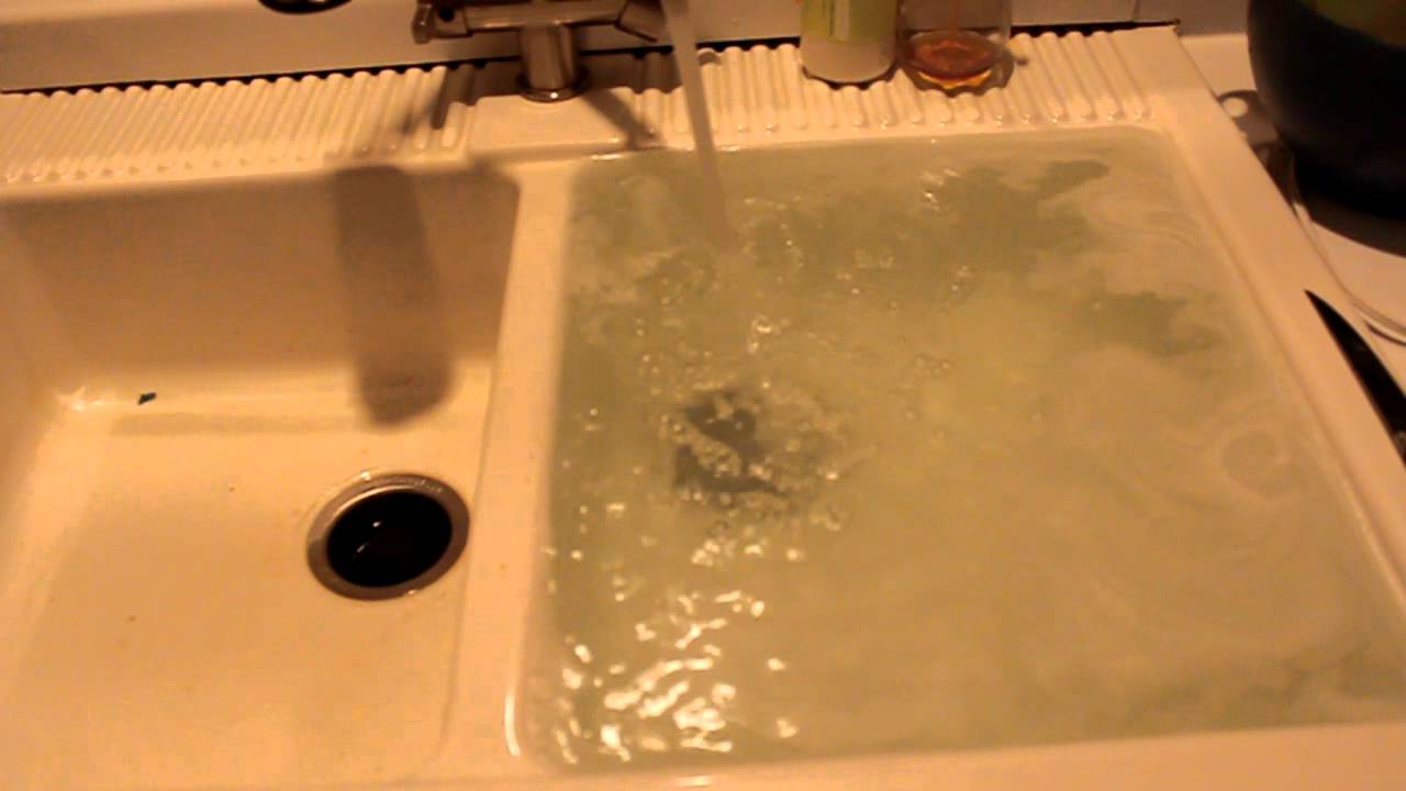 Overflow test on DOMSJ&Ouml; Double bowl IKEA Farm style Sink