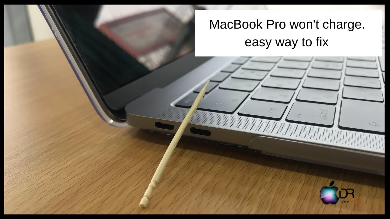 how to clean MacBook pro USB-C type charging port