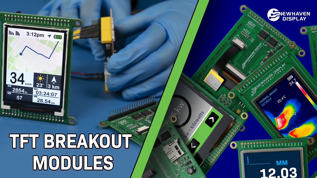 TFT Breakout Modules - Breakout Boards For TFT LCD Development