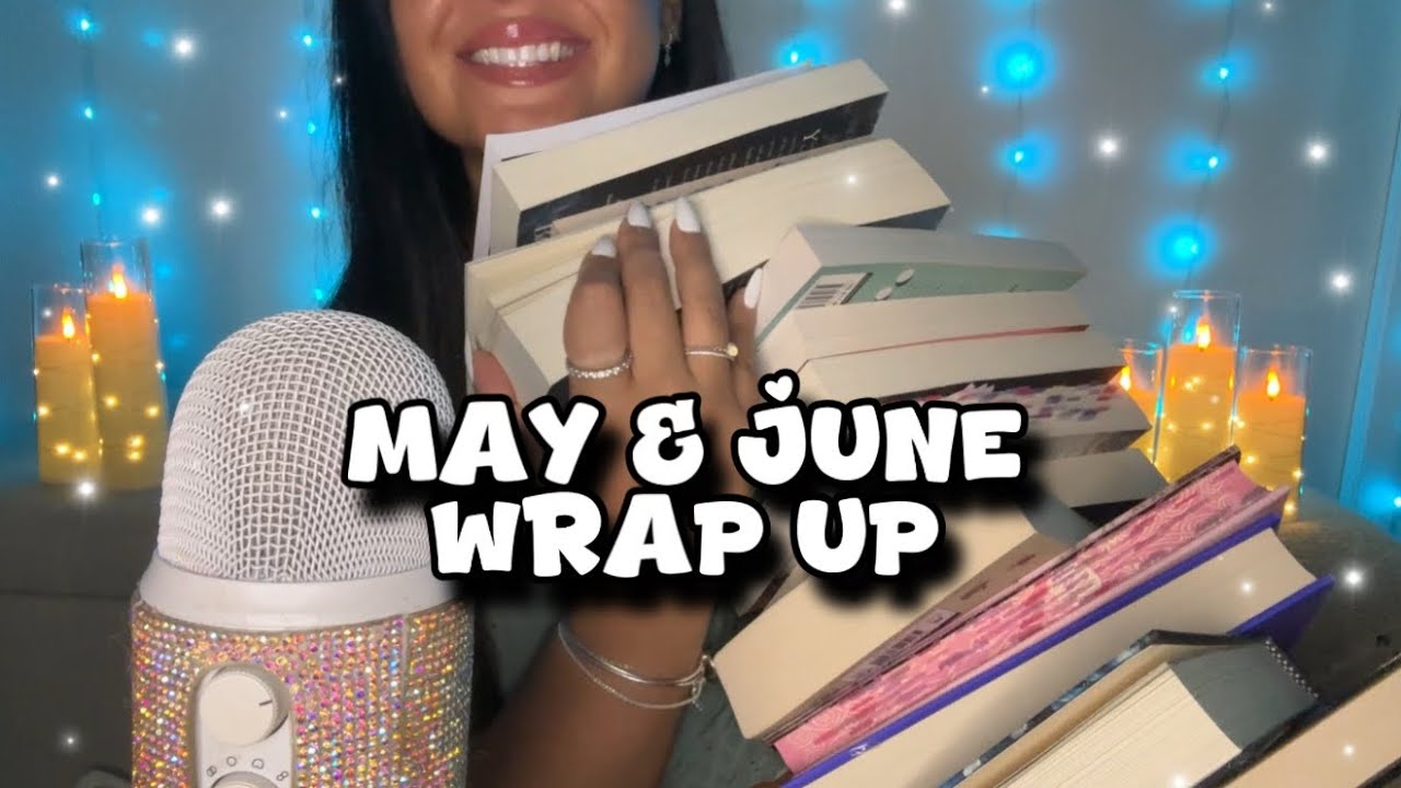 ASMR Books I read in MAY & JUNE☀️ Tingly book tapping & tracing 🤓