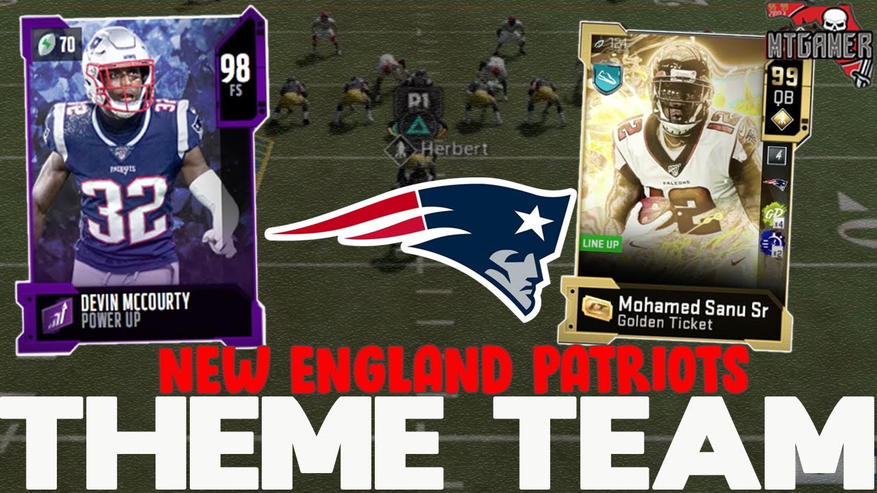 NEW ENGLAND PATRIOTS THEME TEAM! MADDEN 20 GAMEPLAY