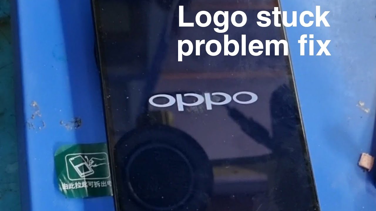 Oppo A5s logo stuck problem fix
