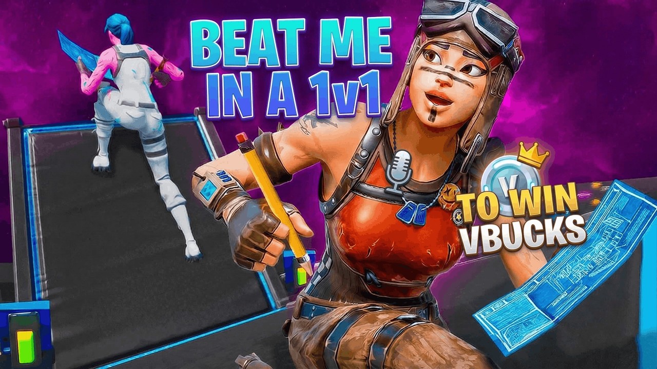 Beat Me In A 1V1 - Win 1500 VBUCKS! (Fortnite 1v1ing Subscribers For Vbucks LIVE!)