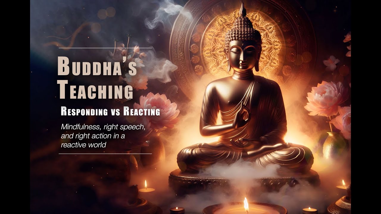 Buddha's Teaching: Responding vs Reacting