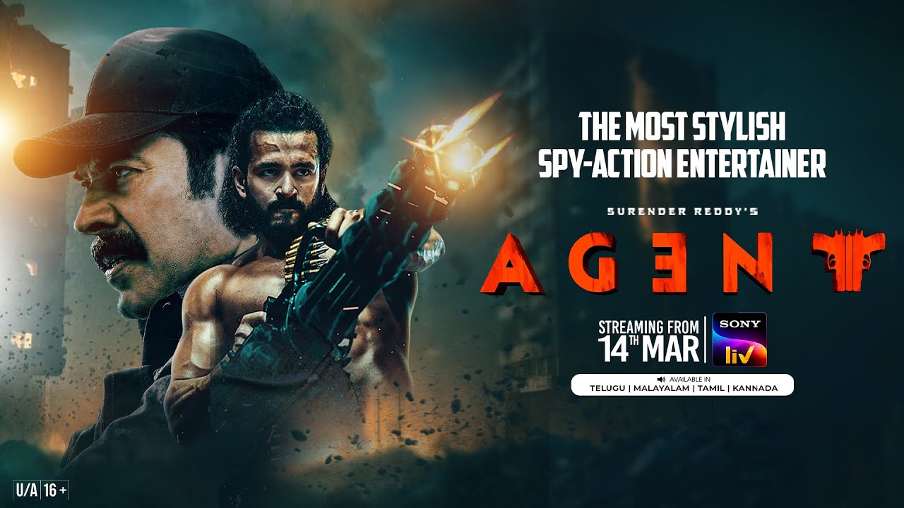 AGENT | Trailer | Akhil Akkineni | Mammootty | Surender Reddy | Streaming on 14th March