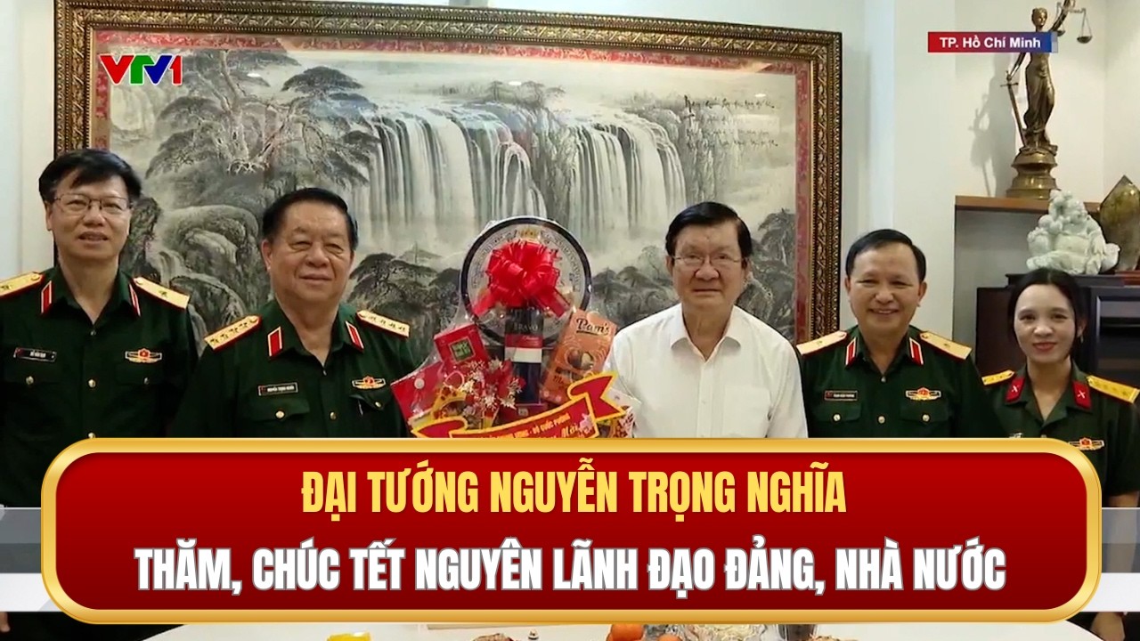 Đại tướng Nguyễn Trọng Nghĩa thăm, chúc Tết nguyên lãnh đạo Đảng, Nhà nước