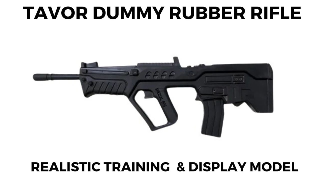 Tavor Rifle Rubber Dummy &ndash; Realistic Training & Display Model By Airsoft Gun India 🇮🇳
