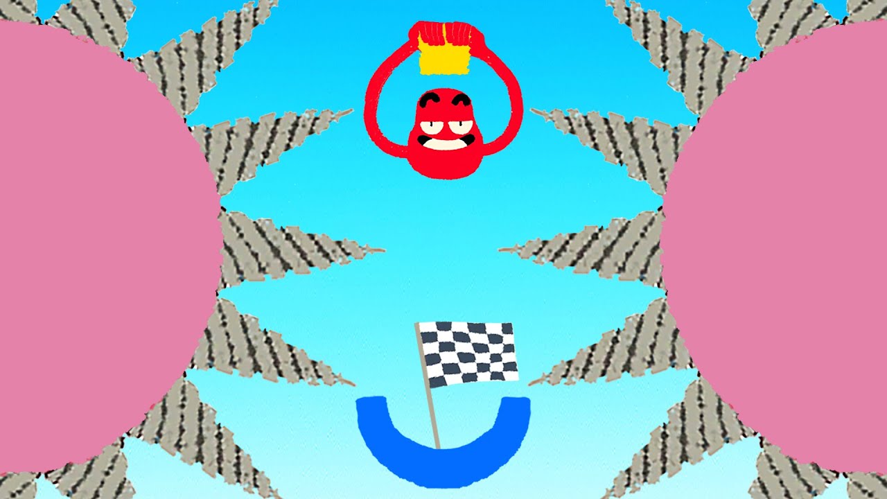 Touch The SPINNING SPIKES = LOSE! (Heave Ho)