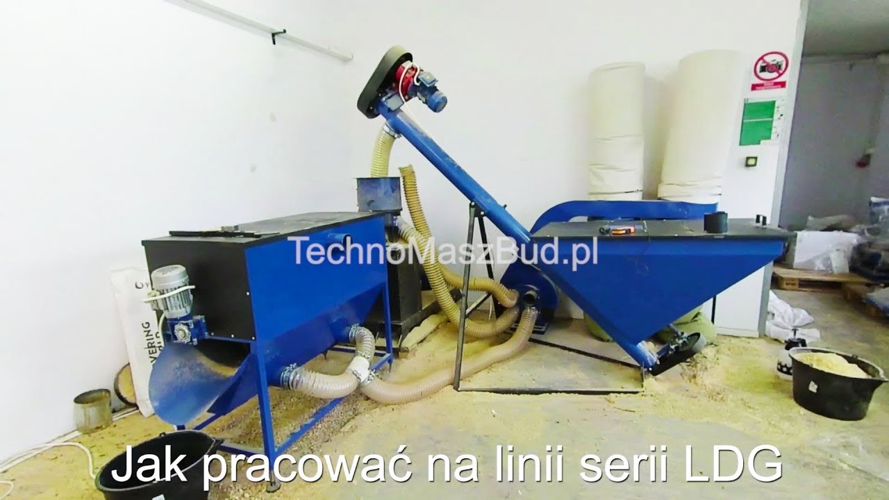 Jak pracować na linii do produkcji peletu serii LDG