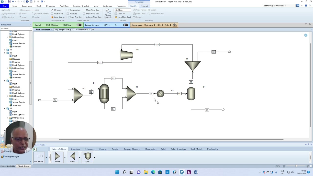 30. Simulation  of Ammonia  Process in Aspen