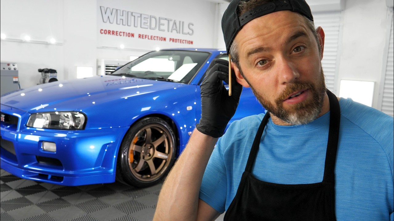 Свежая покраска. Полная защита &mdash; R34 Skyline GTR