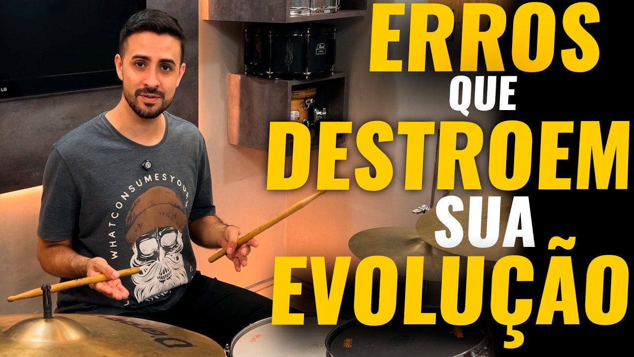 Evite Esses 7 Erros na Bateria (Todo Iniciante Faz!)