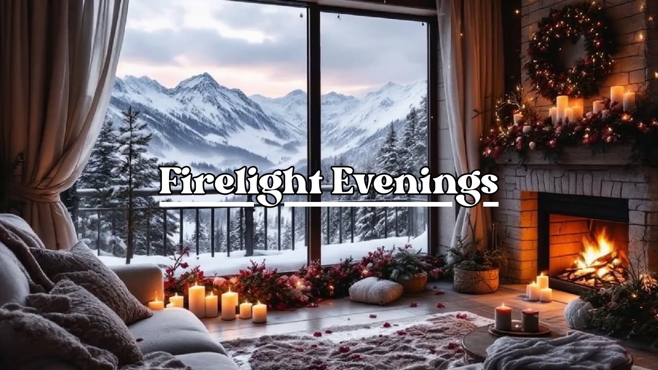 Gentle Jazz in a Cozy Room 🔥 Calm Indoor Mood