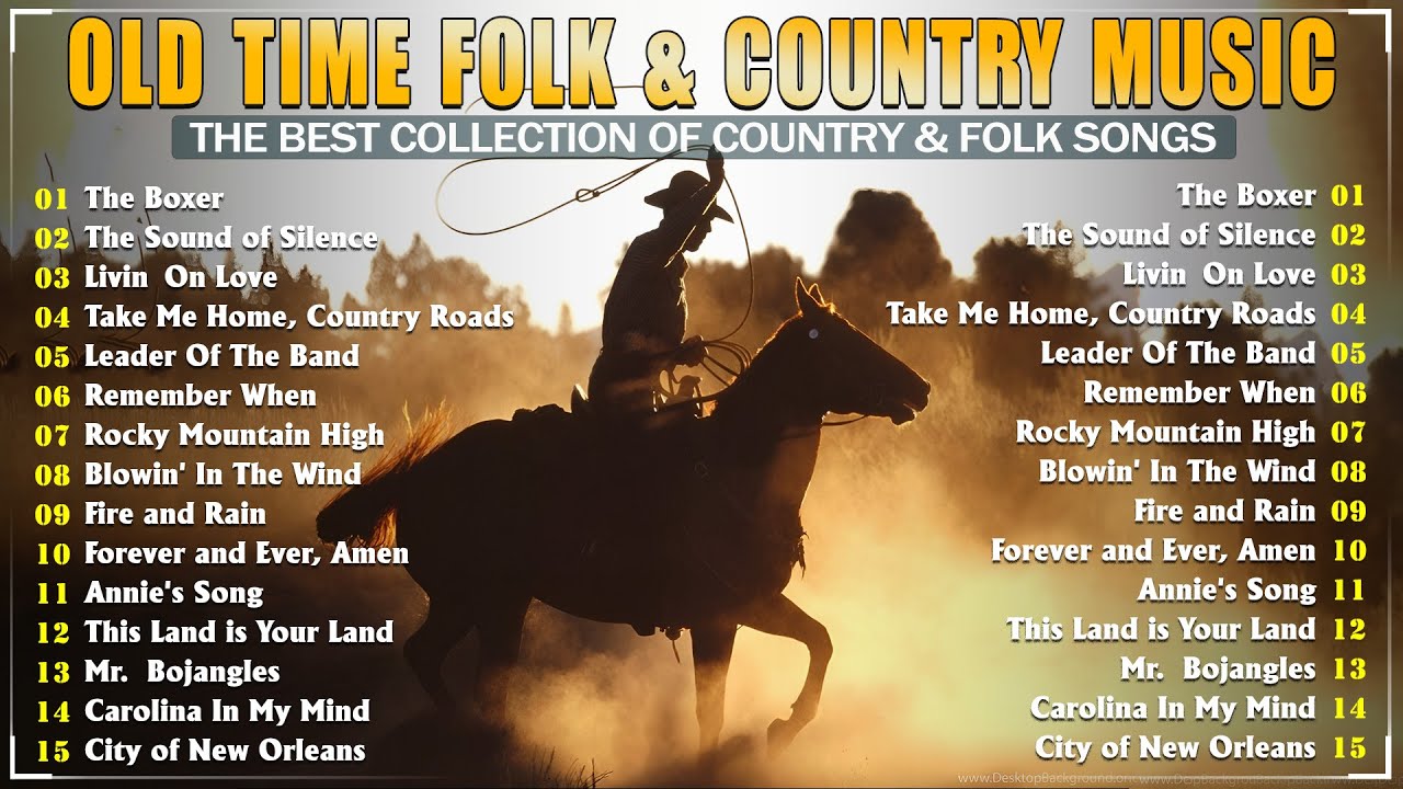 Classic Folk & Country Music 🎋 The Best Collection of Country & Folk Songs 🎋 Country Folk Songs