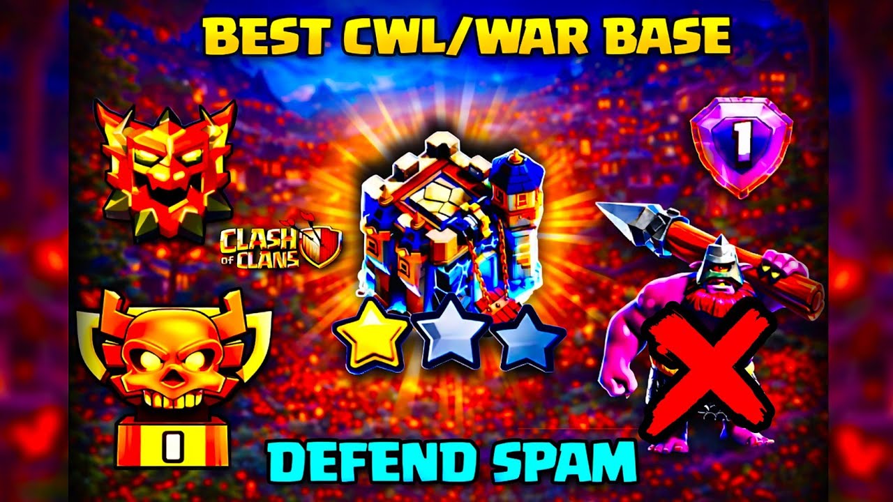 AFTER UPDATE BEST TH18 CWL BASE LINKS | NEW TH18 WAR & LEGEND DEFENCE BASES IN CLASH OF CLANS