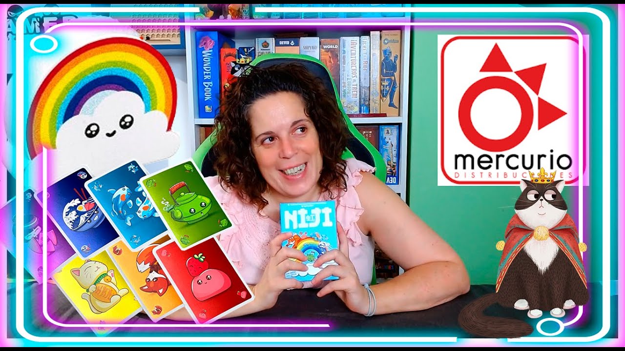 🌈✨NIJI🌈✨¿Cómo se juega? MERCURIO DISTRIBUCIONES, un filler sencillo y divertido para toda la familia