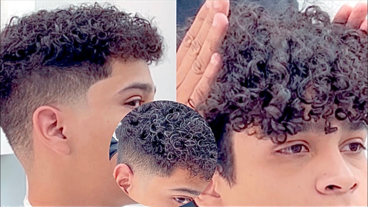 Cómo cortar cabello Rizo, tutorial a tijera y máquina, men’s hairstyles scissor #cortes #hombre