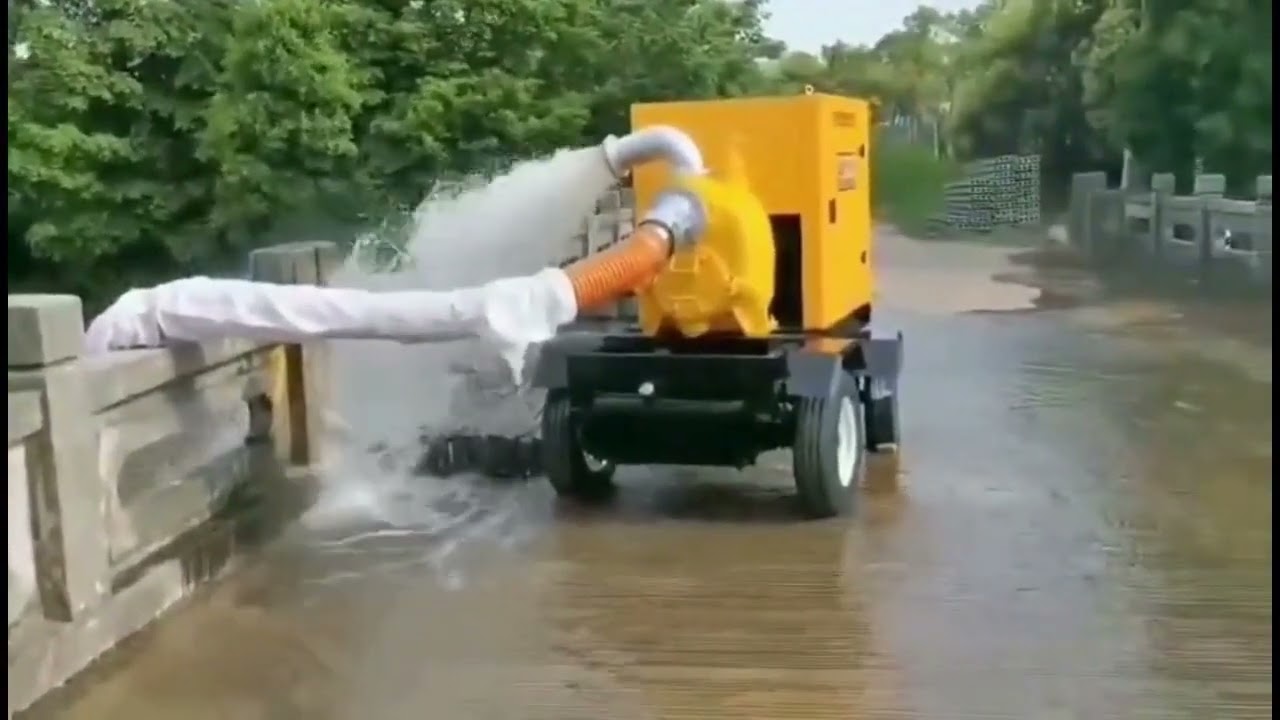 drought relief diesel pump for large flow emergency rescue