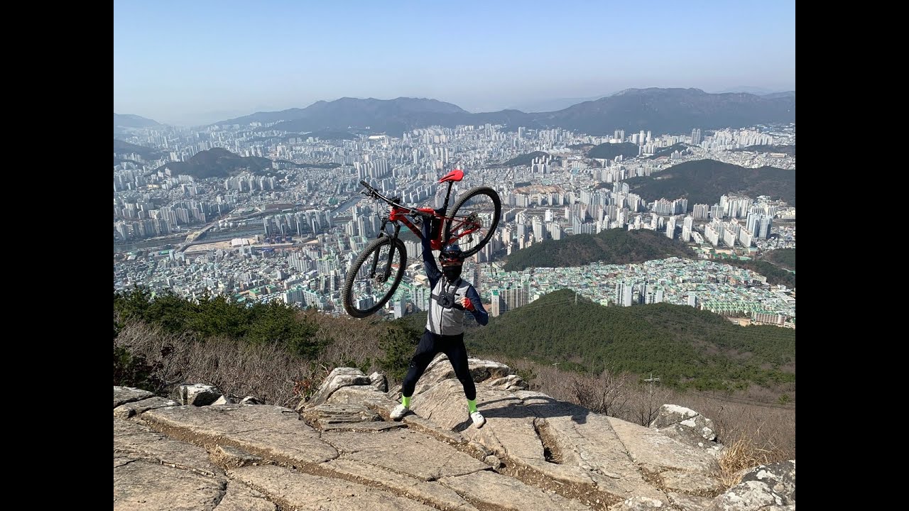 MTB 자린이  장산 싱글 타기