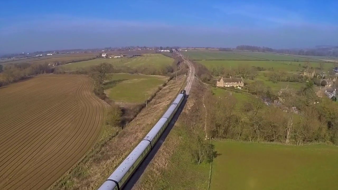 Toddington GWR Railway drone video
