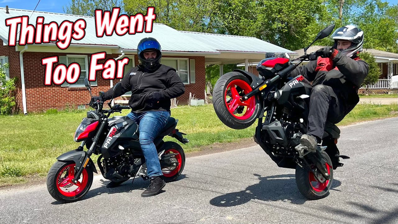 2023 CFMOTO Papio Motorcycle Ride Goes Bad Wrong | Motorcycle Fails