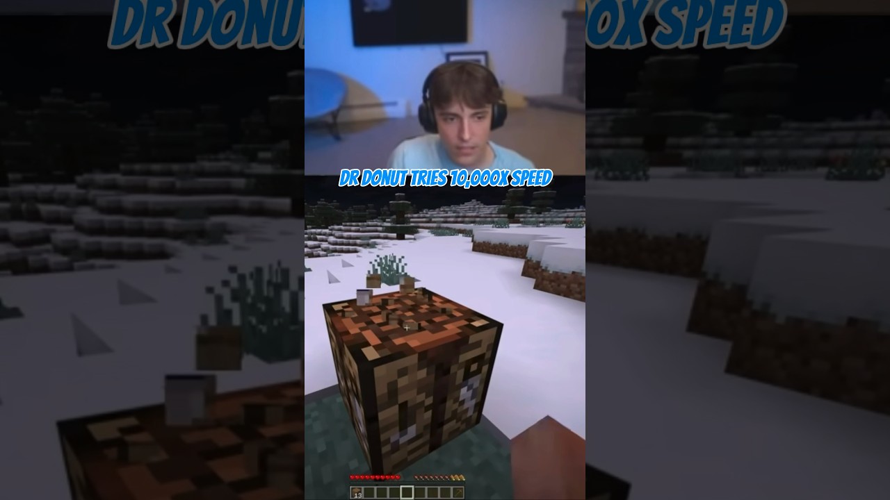 Dr Donut tries 10,000x speed🤣