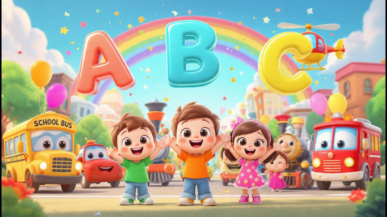 ABC City Ride Song / एबीसी सिटी राइड सॉन्ग / اے بی سی سِٹی رائیڈ سانگ / study Poem...