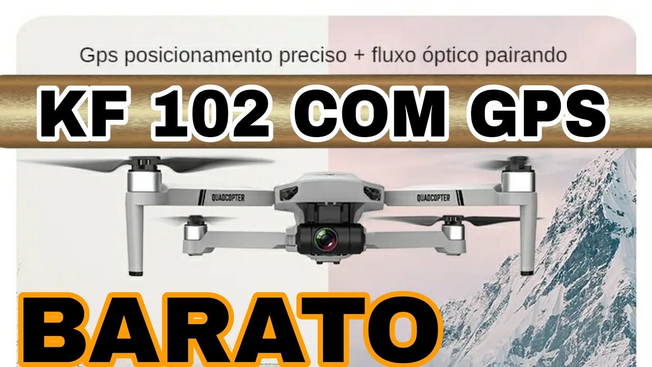 Drone KF102 com GPS e um Preço Favorável Para quem quer dar os Primeiros passos no Mundo dos Drones