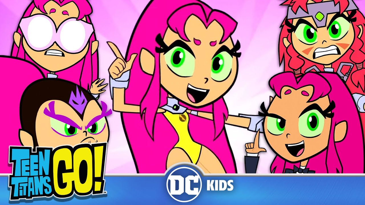 The Multiverse of Starfire! 💫🩷 | Teen Titans Go! | @dckids