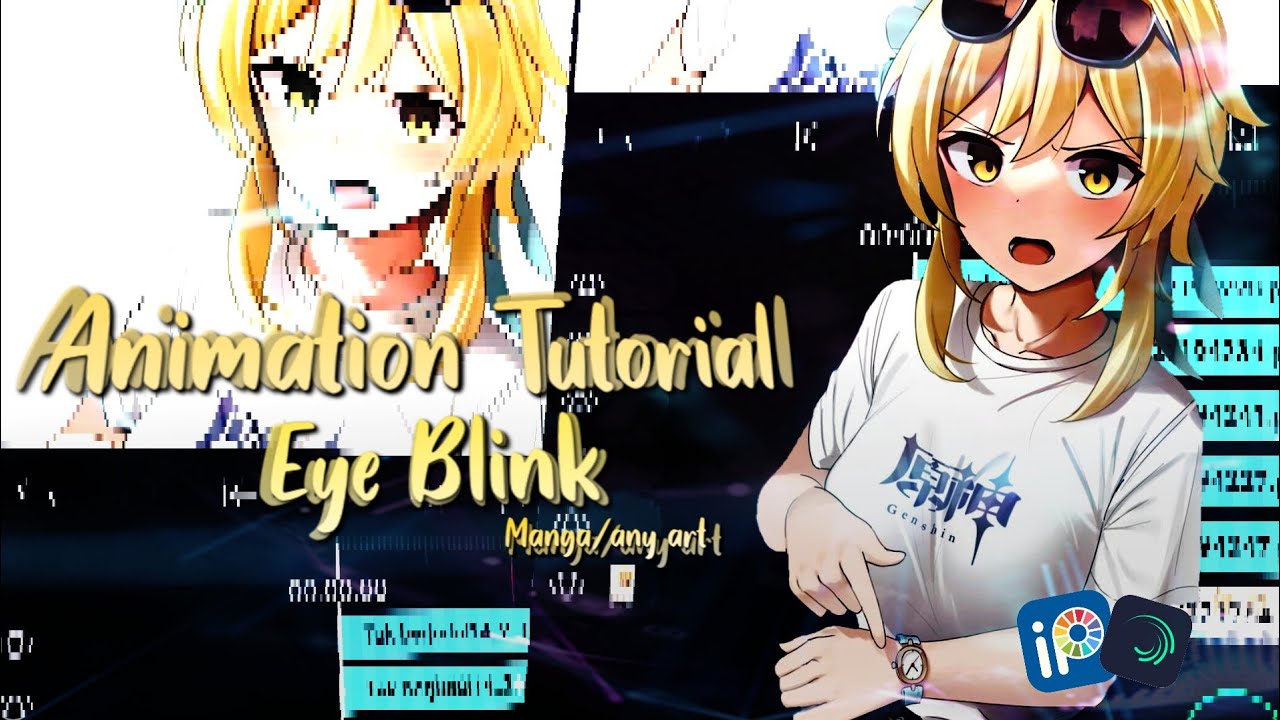 Eye blink animation (Manga/Any art) | Alight Motion Tutorial [INDONESIA SUBS]