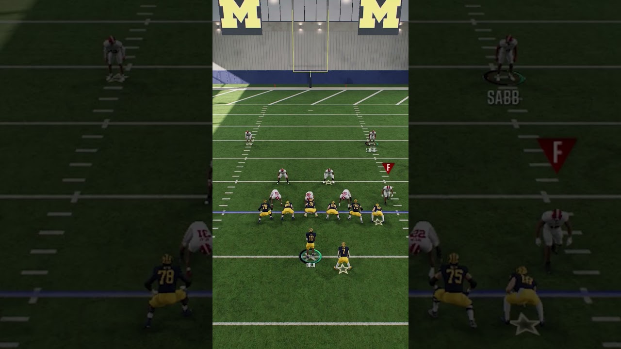 *B-GAP* 1 Step Nano Blitz! | College Football 25 (INSANE)
