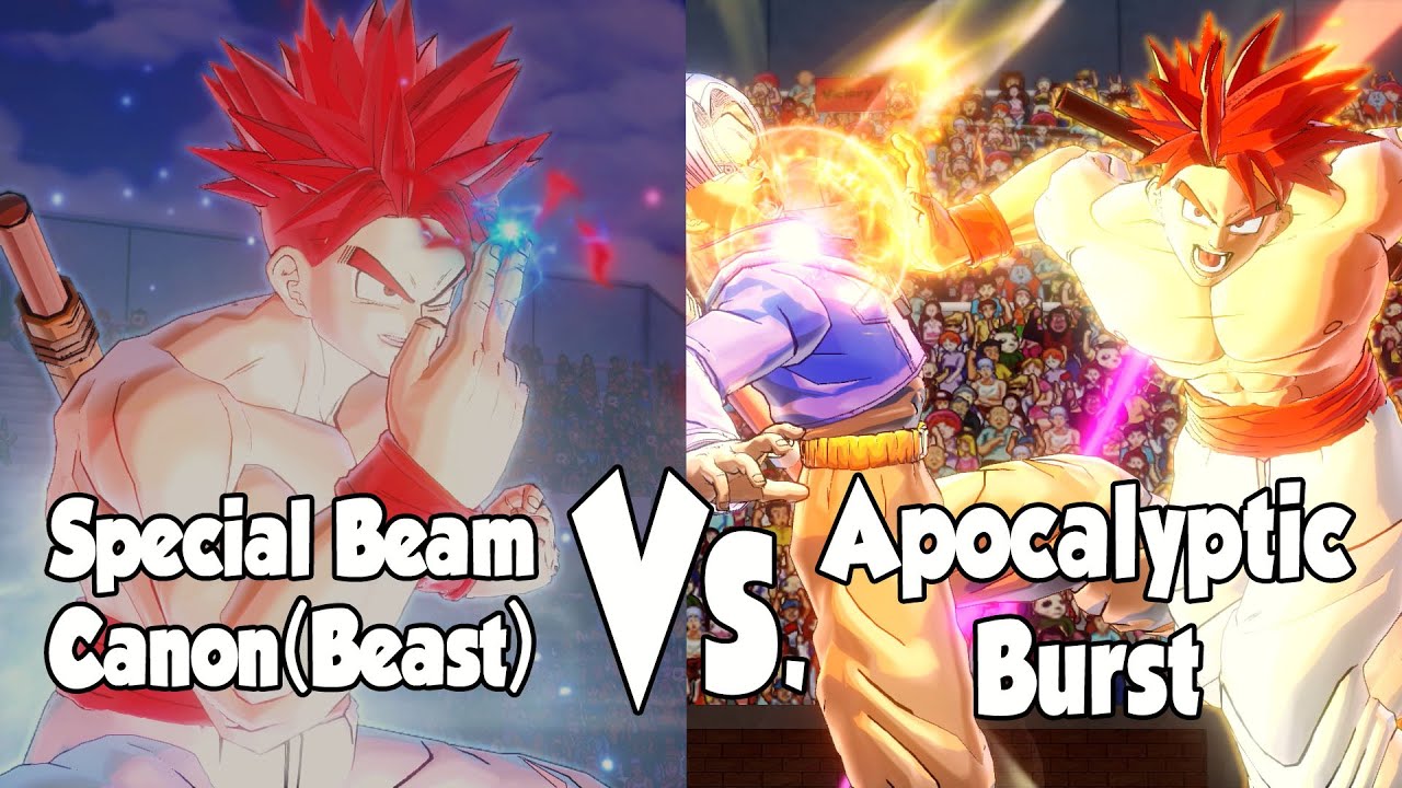 Special Beast Canon Vs Apocalyptic Burst Which Is Better? Xenoverse 2 DLC 16 Skill Test