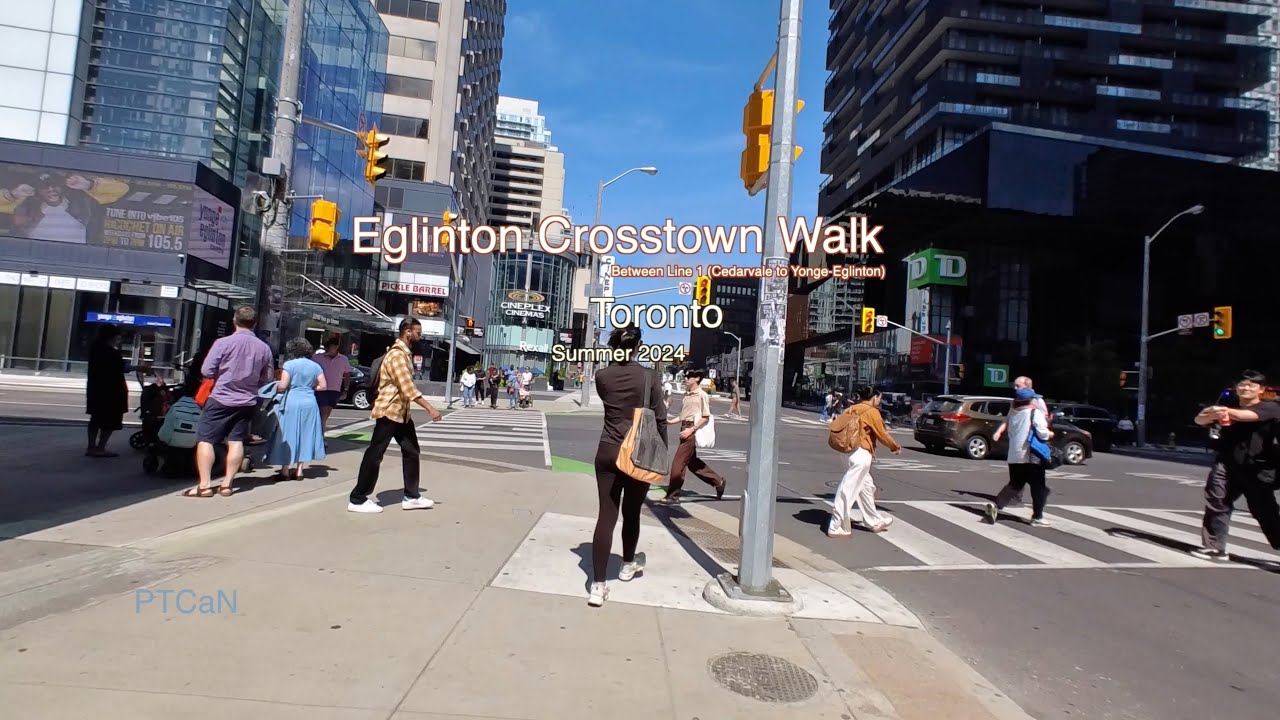 Eglinton Crosstown Walk - Cedarvale to Yonge-Eglinton, Toronto, Summer 2024