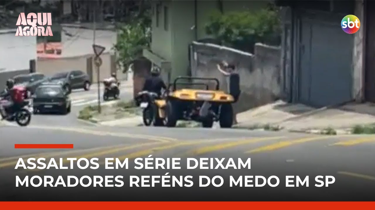 Onda de assaltos aterroriza bairro na zona sul de SP; morador já foi vítima cinco vezes | #AquiAgora