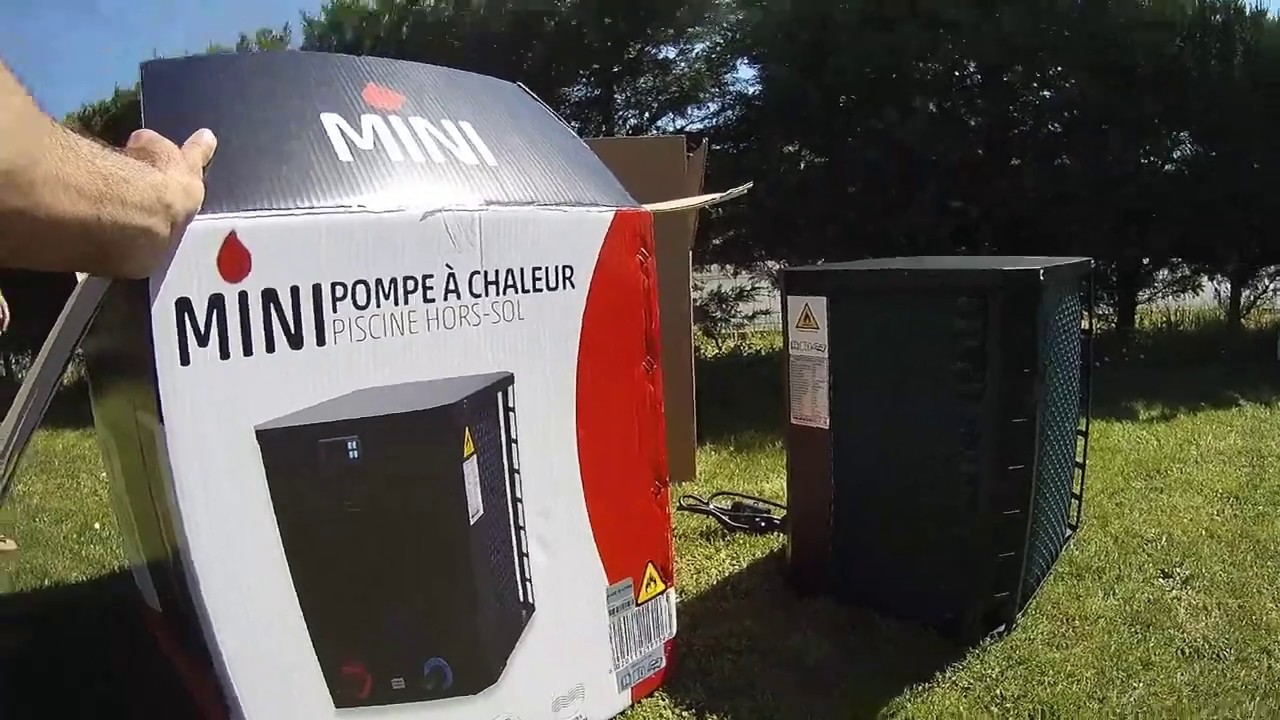 unboxing / tutorial :  pompe a chaleur piscine