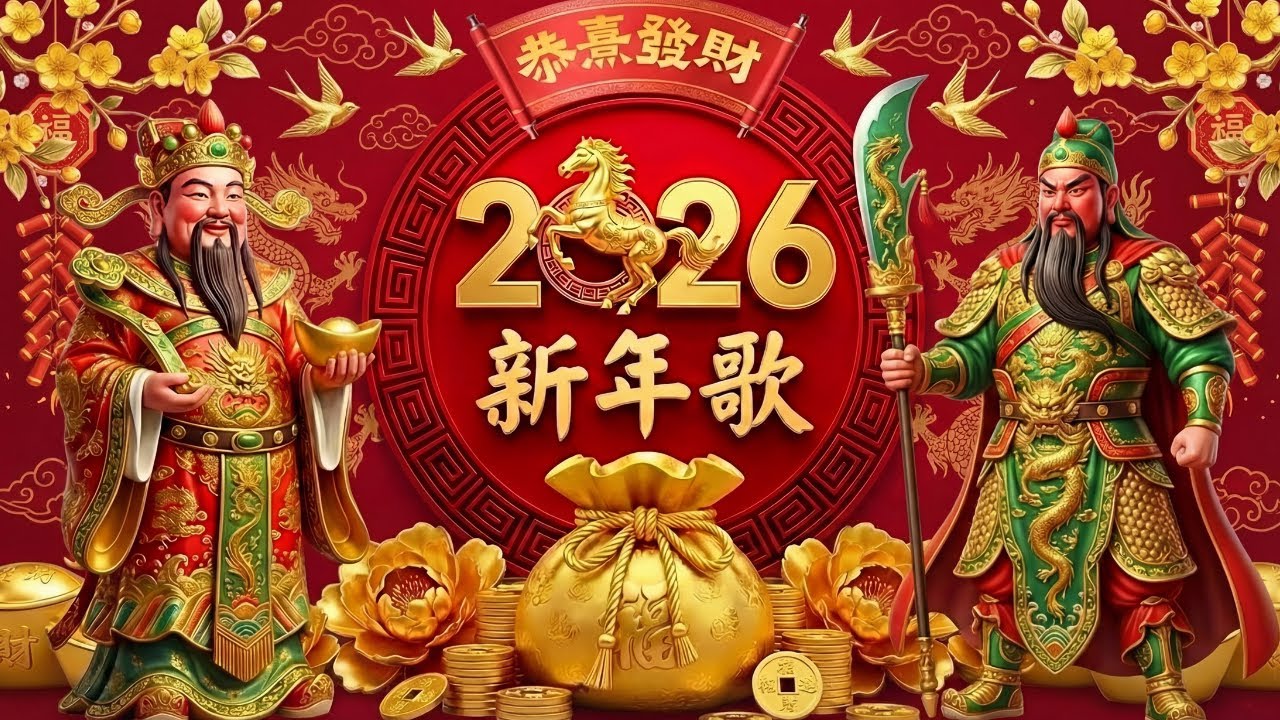2026春节音乐精选 🧨 经典华语新年歌回味 🏮 Chinese New Year Song 2026