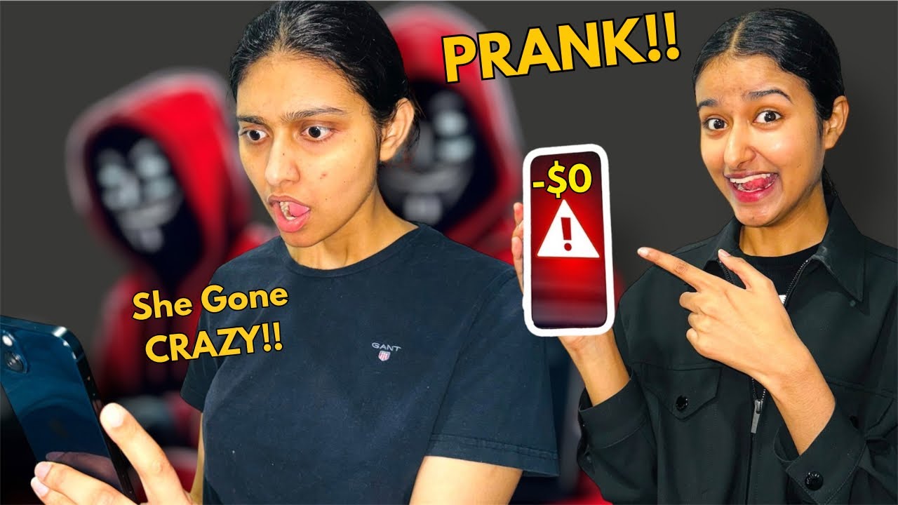 My Bank Account got HACKED *PRANK* on Sis | She Believed it.