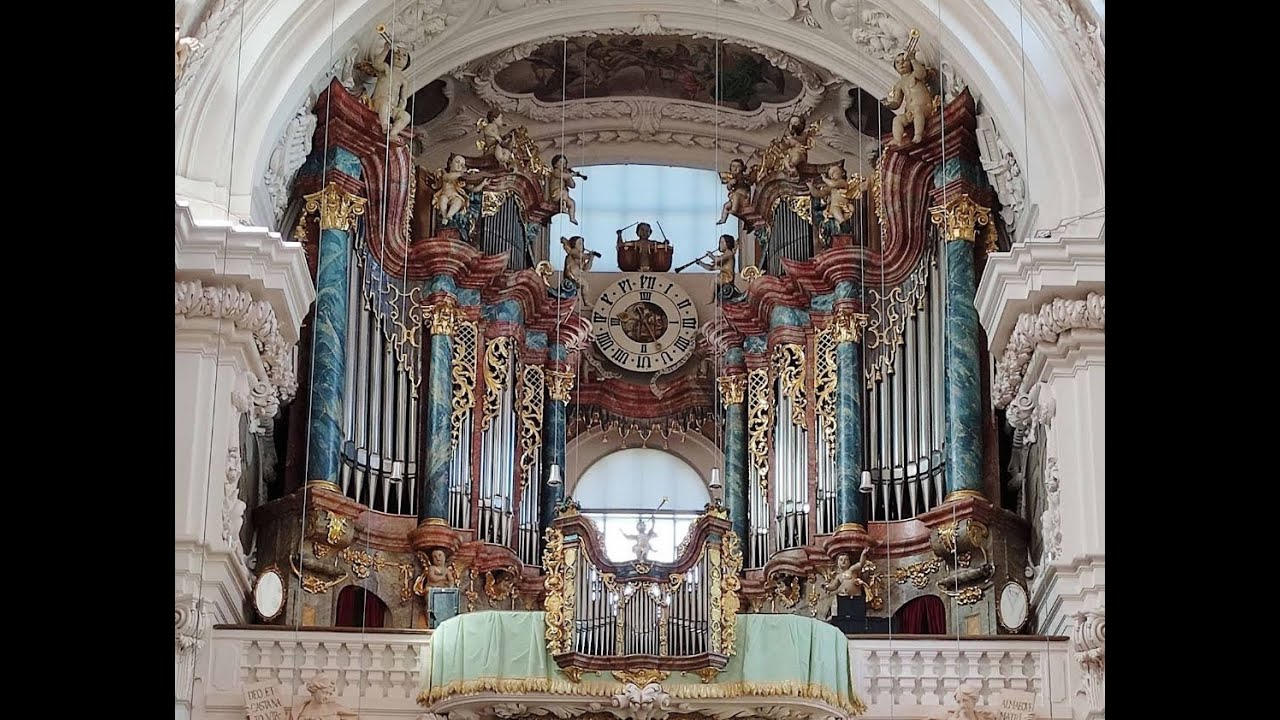 Marche triomphale. Nun danket alle Gott. Sigfrid Karg-Elert (1877-1933). Stiftsbasilika Waldsassen.