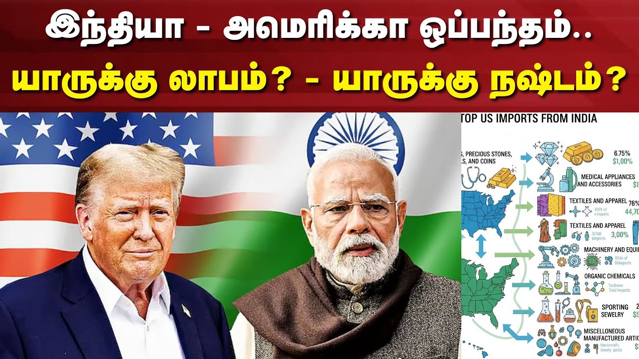 India - America | இந்தியா - அமெரிக்கா ஒப்பந்தம்.. யாருக்கு லாபம்? - யாருக்கு நஷ்டம்? | USA