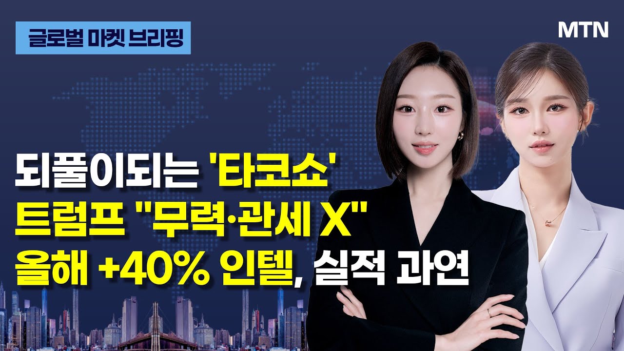 [글로벌 마켓 브리핑] 되풀이되는 '타코쇼' 트럼프 