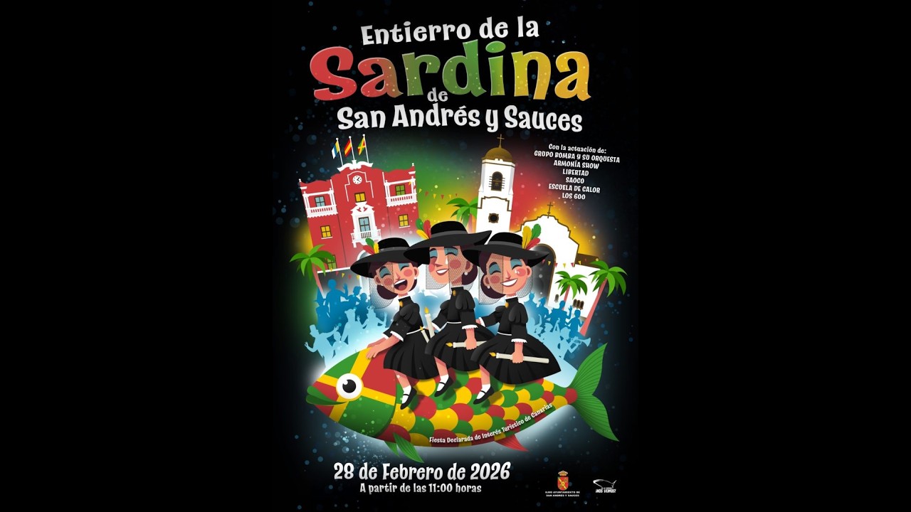 🔵⚪Entierro de la Sardina de San Andrés y Sauces 2026