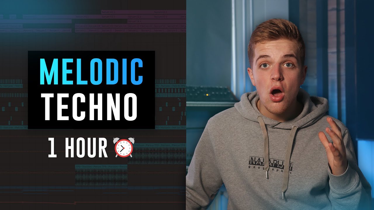 Making A Melodic Techno Track in 1 Hour (Full Process)