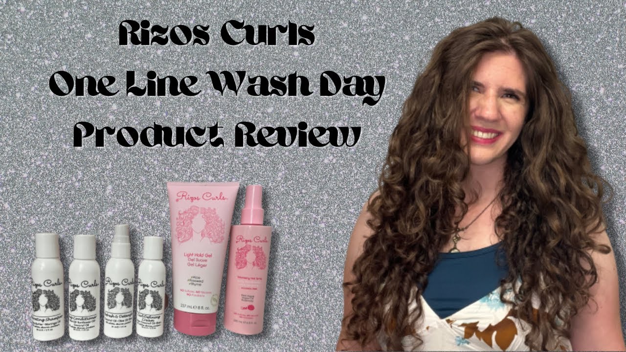 Rizos Curls One Line Wash Day (6 Product Review) & Day 3 Follow-up (Drying Alcohol-Free Hairspray)