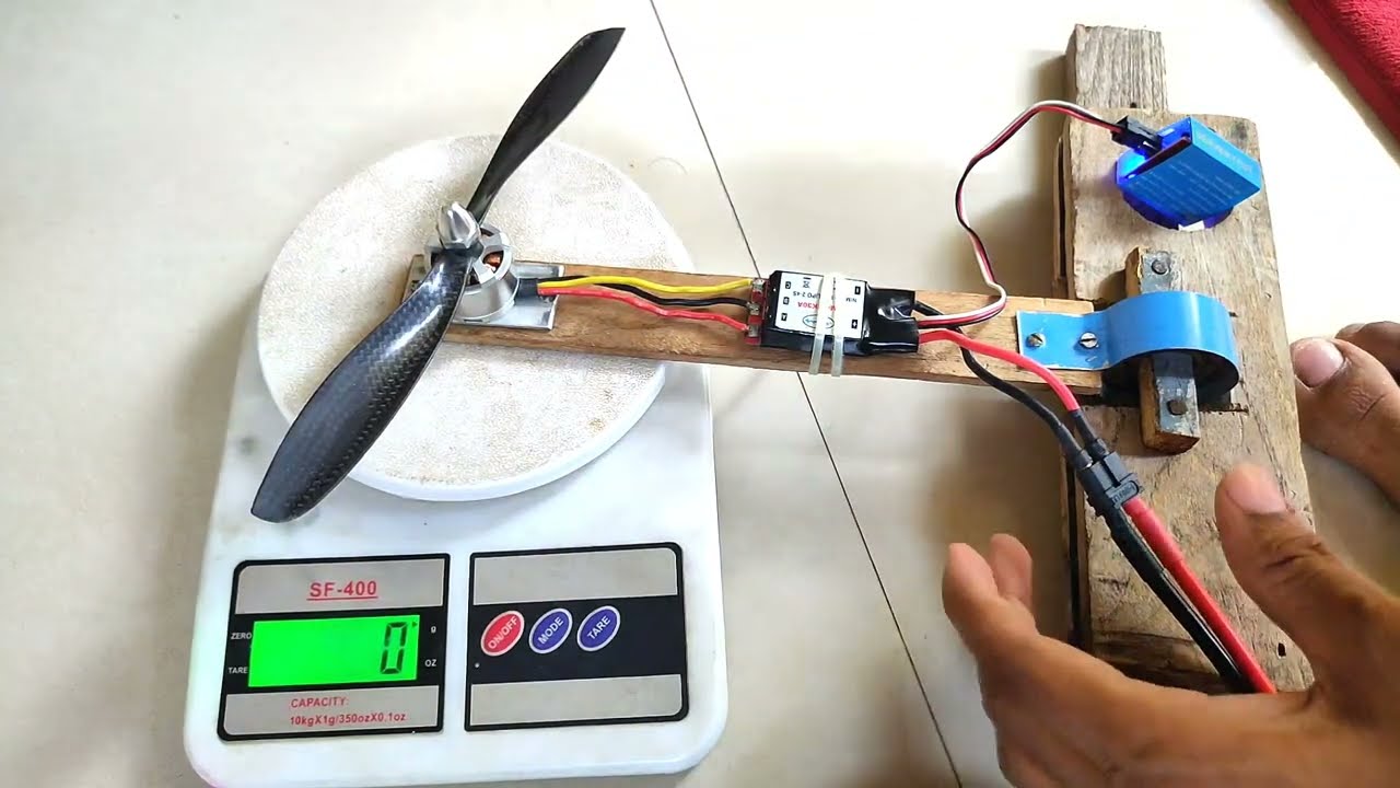 How many thrust Produce a 920kv BLDC Motor.