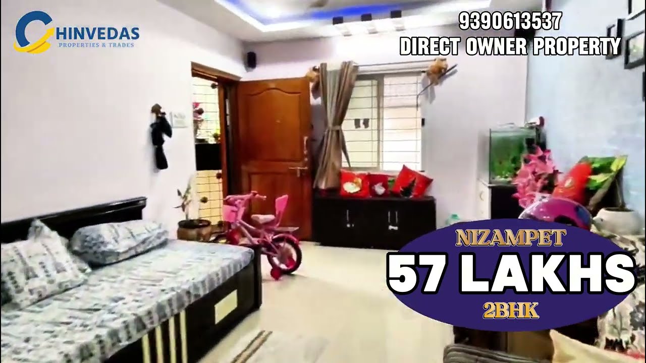 Resale flat for sale in Nizampet | #nizampet #kukatpally 