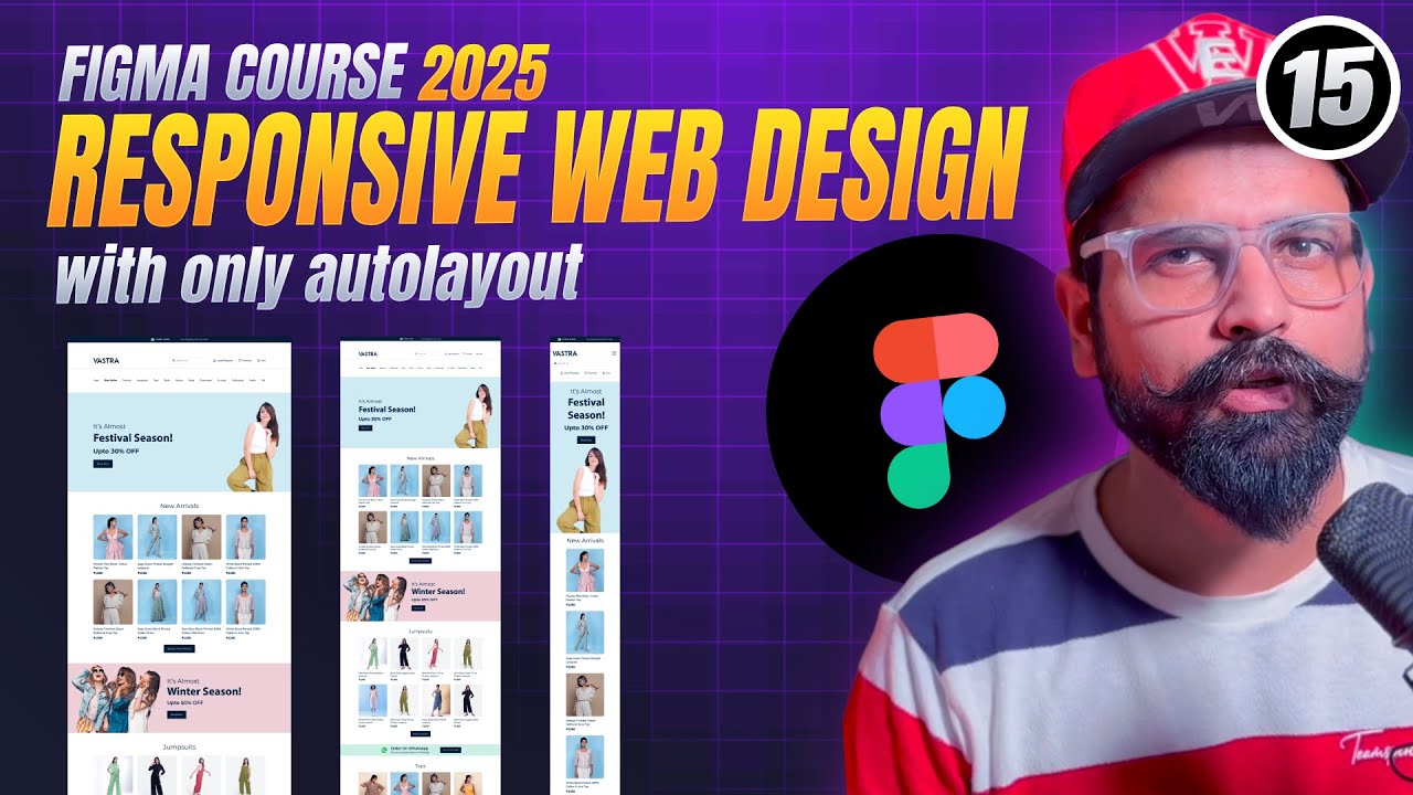responsive design figma full webpage with only autolayout by graphics guruji
