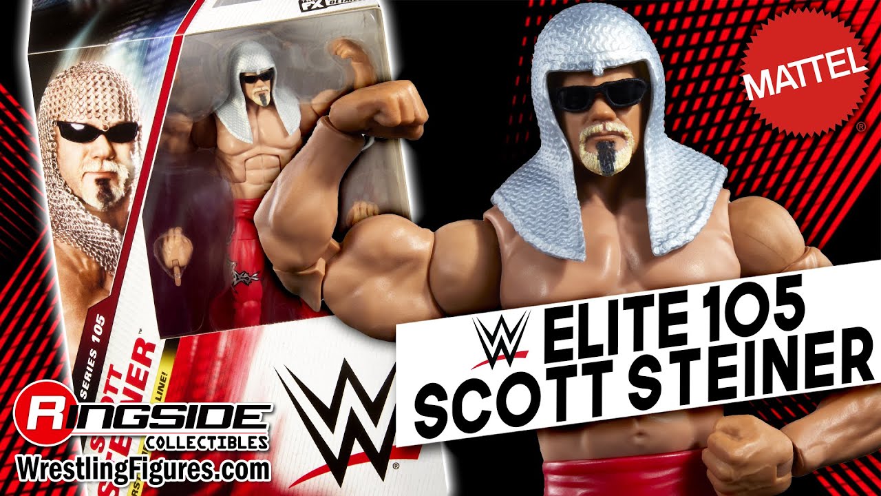 WWE Figure Insider: Scott Steiner - Mattel WWE Elite 105 Wrestling Figure! BIG POPPA PUMP