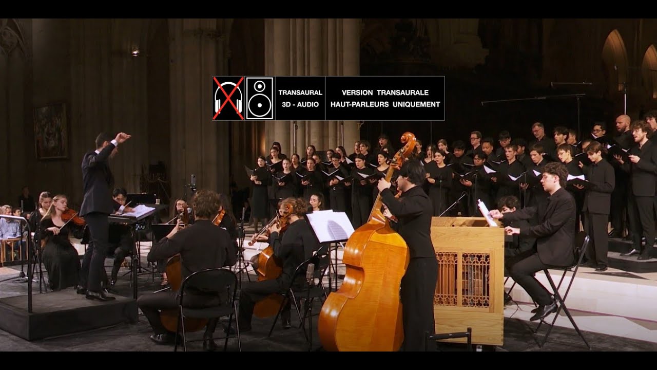 Gloria de Vivaldi sous la direction d'Henri Chalet - Version transaurale